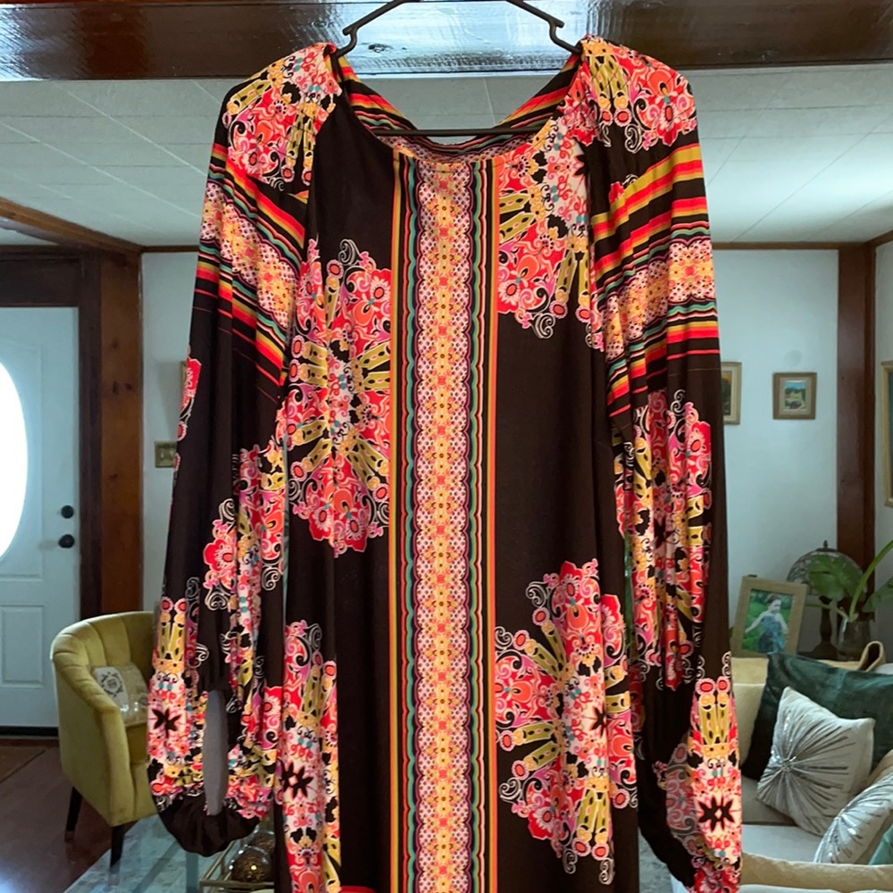 Multicolored cute dress for work or play